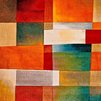 Alfombras 100% Polipropileno HEAT-SET FRISÈ Alfombra geométrica vintage multi 160x230